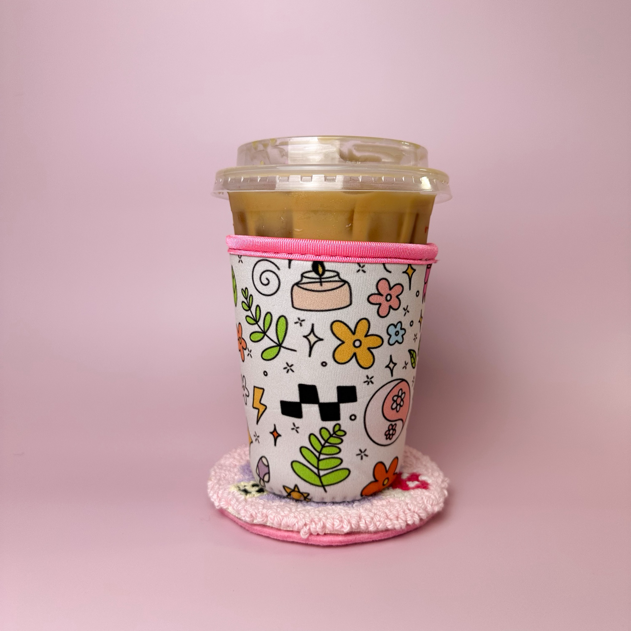 Iced Coffee Sleeve: Strawberry