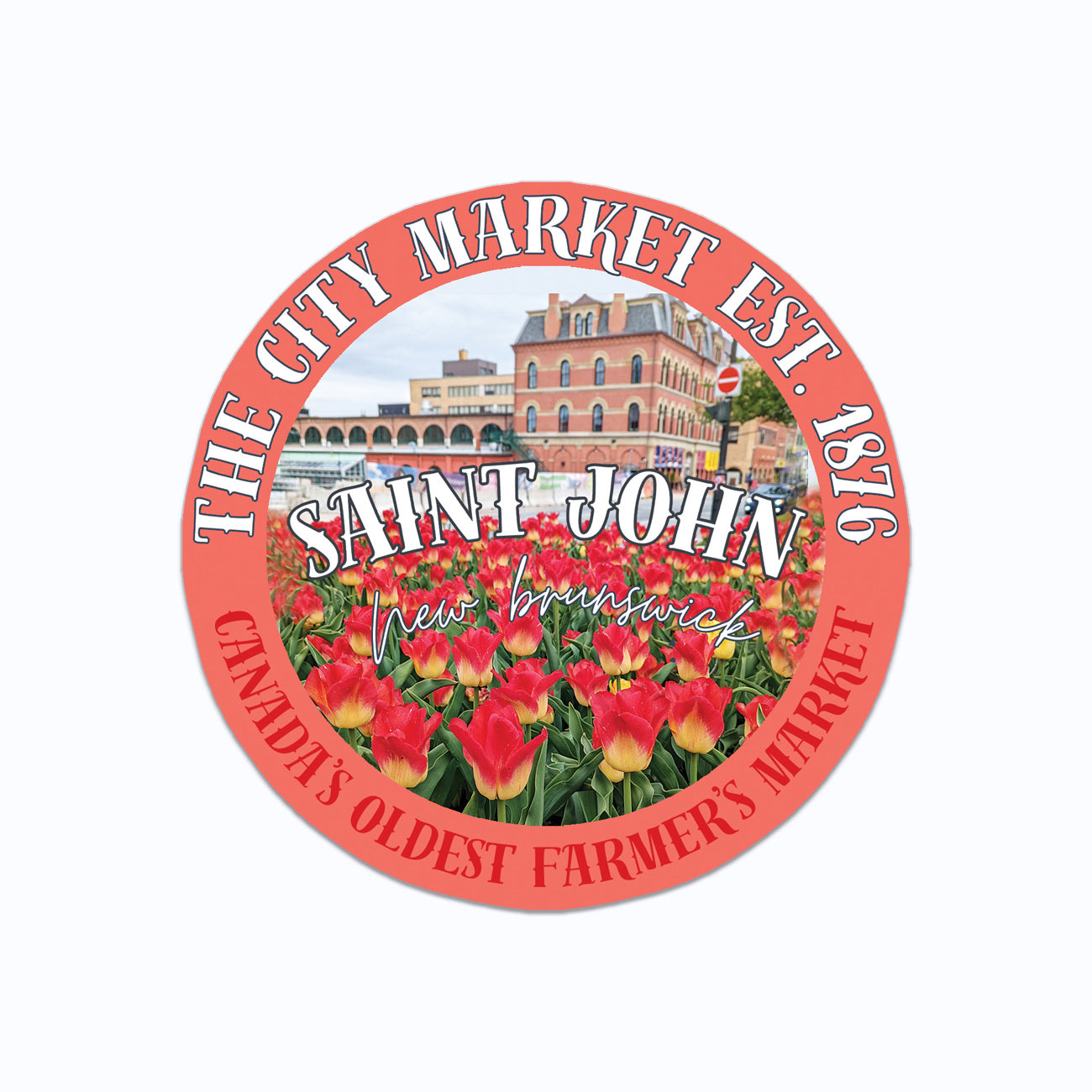 Saint John City Market Vinyl Sticker