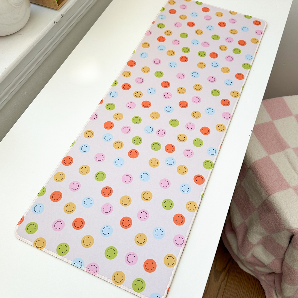Smiley Desk Pad