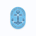 Bay of Fundy Saint John Anchor Vinyl Sticker