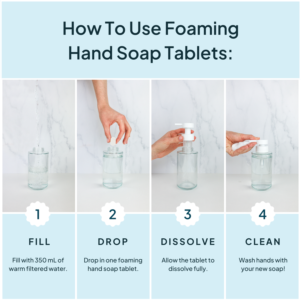 Honey Clementine Concentrated Foaming Hand Soap Tablet