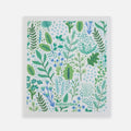 Swedish Sponge Dishcloth Green Leaves