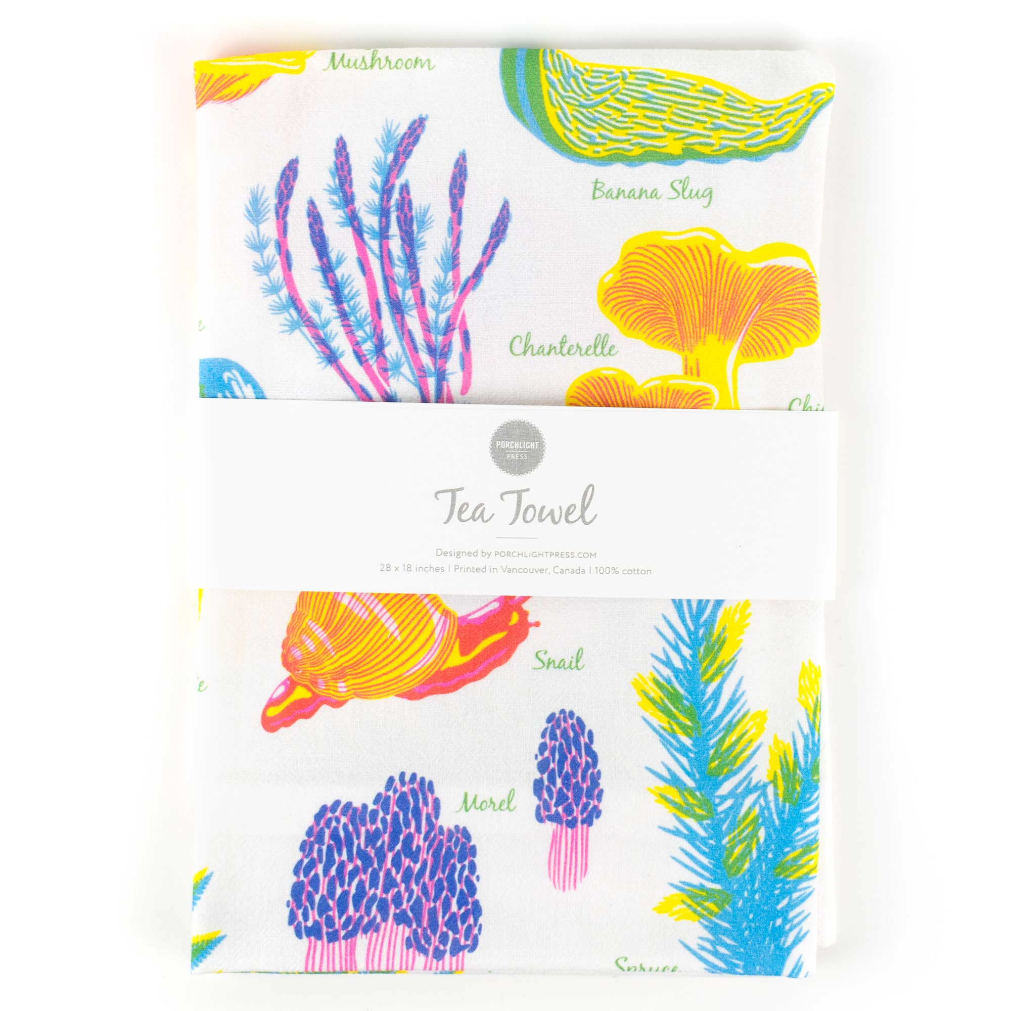 Vibrant  Forest Floor Tea Towel