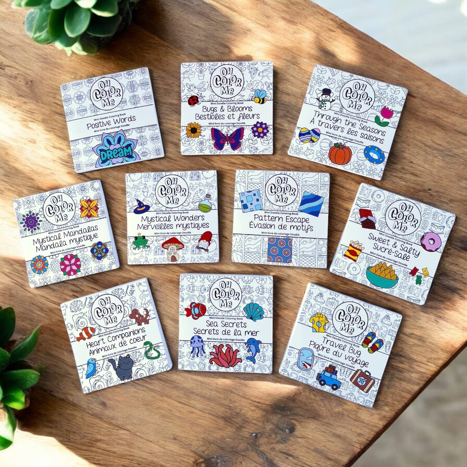 Mini Coloring Book Sea Secrets, 4"x4"