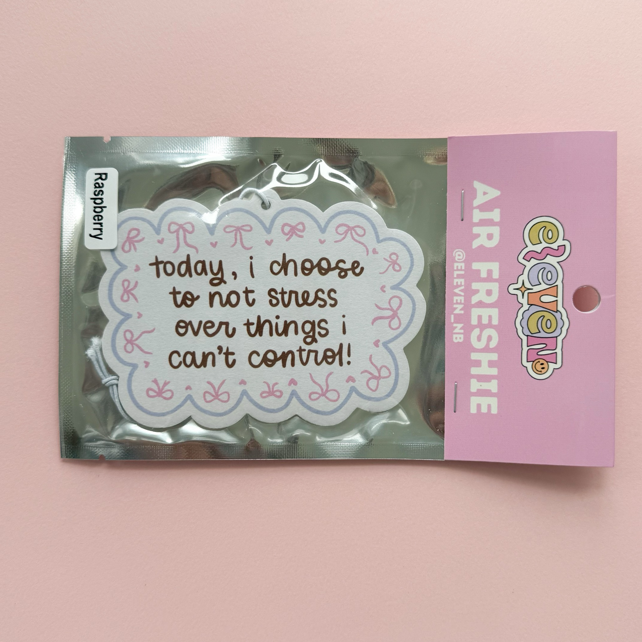 No Stress Air Freshie Raspberry Scent