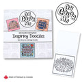 Mini Coloring Book Inspiring Doodles 4"x4"