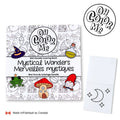 Mini Coloring Book Mystical Wonders, 4"x4"