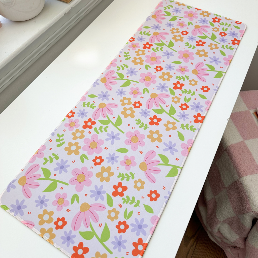Floral Desk Pad