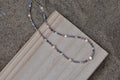 Shoreline Bliss: Beaded Necklace: Silver