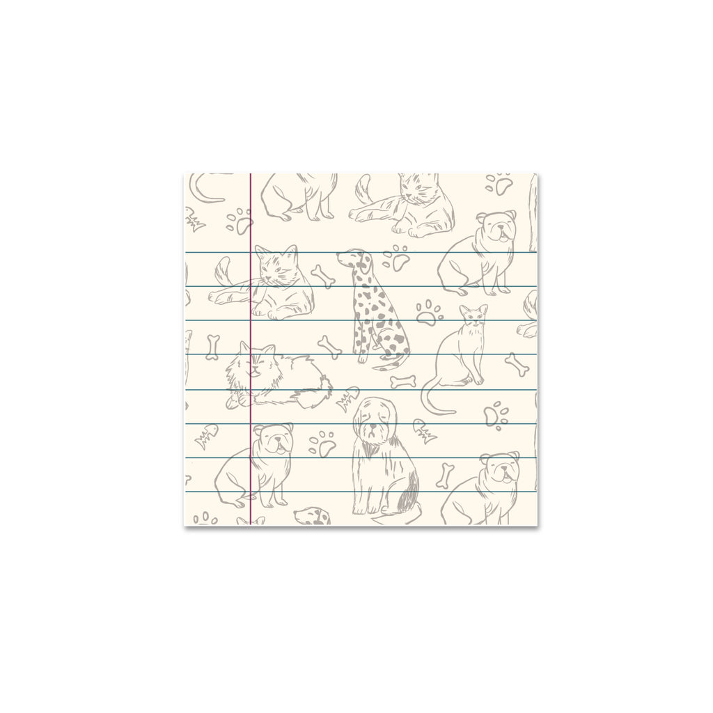 Cat & Dog Sticky Notes