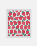 Swedish Sponge Dishcloth  Strawberries