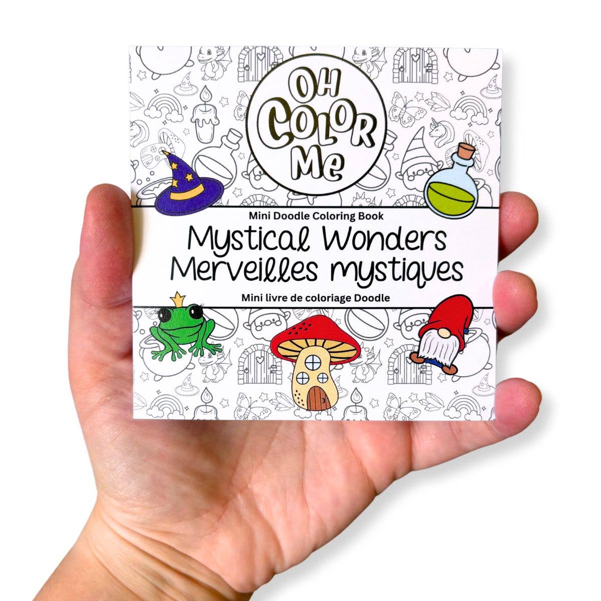 Mini Coloring Book Mystical Wonders, 4"x4"