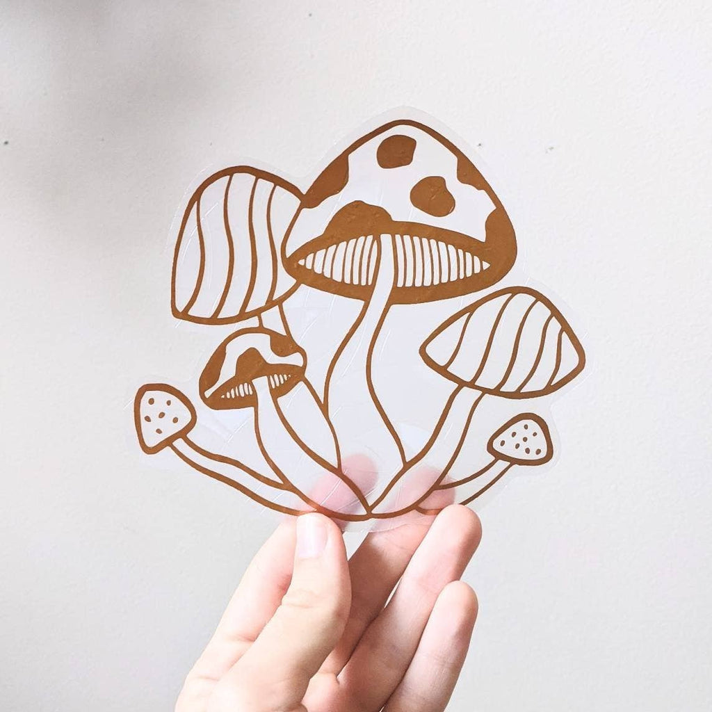Mushroom Suncatcher | Window Cling | Woodland Decor