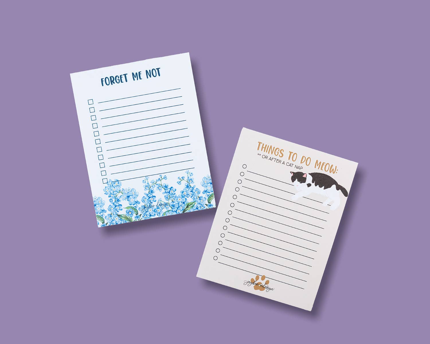 Forget Me Not Notepad