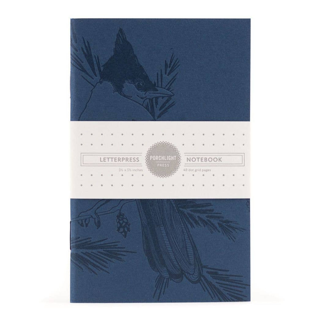Stellar Jay Mono Birds -  Pocket Notebook