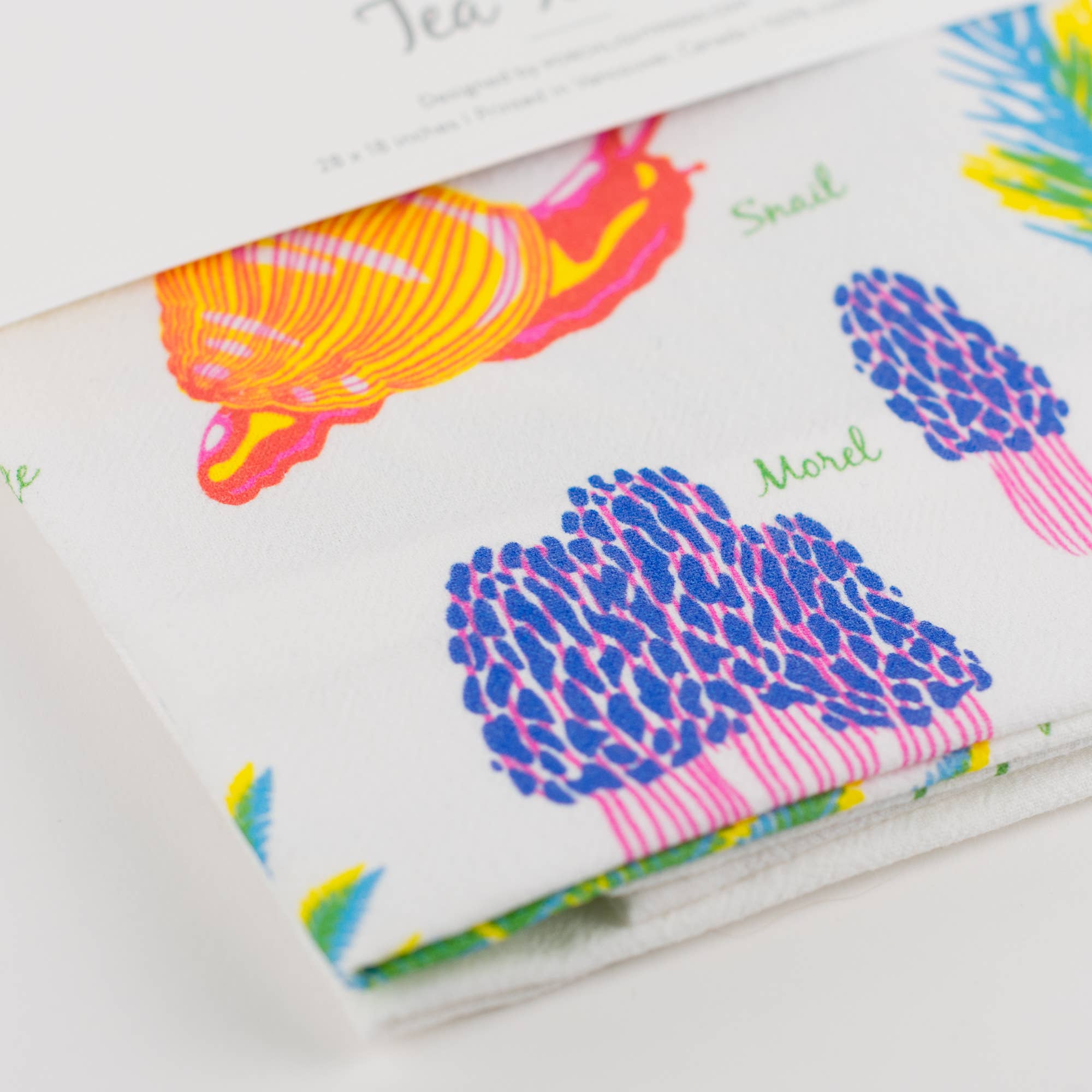 Vibrant  Forest Floor Tea Towel