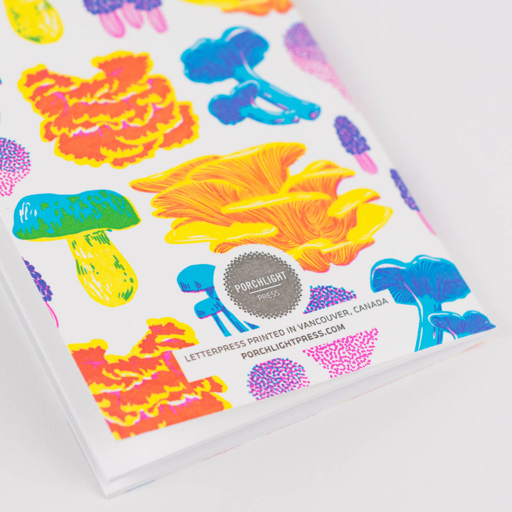 Vibrant Mushroom Fungi Pocket Notebook