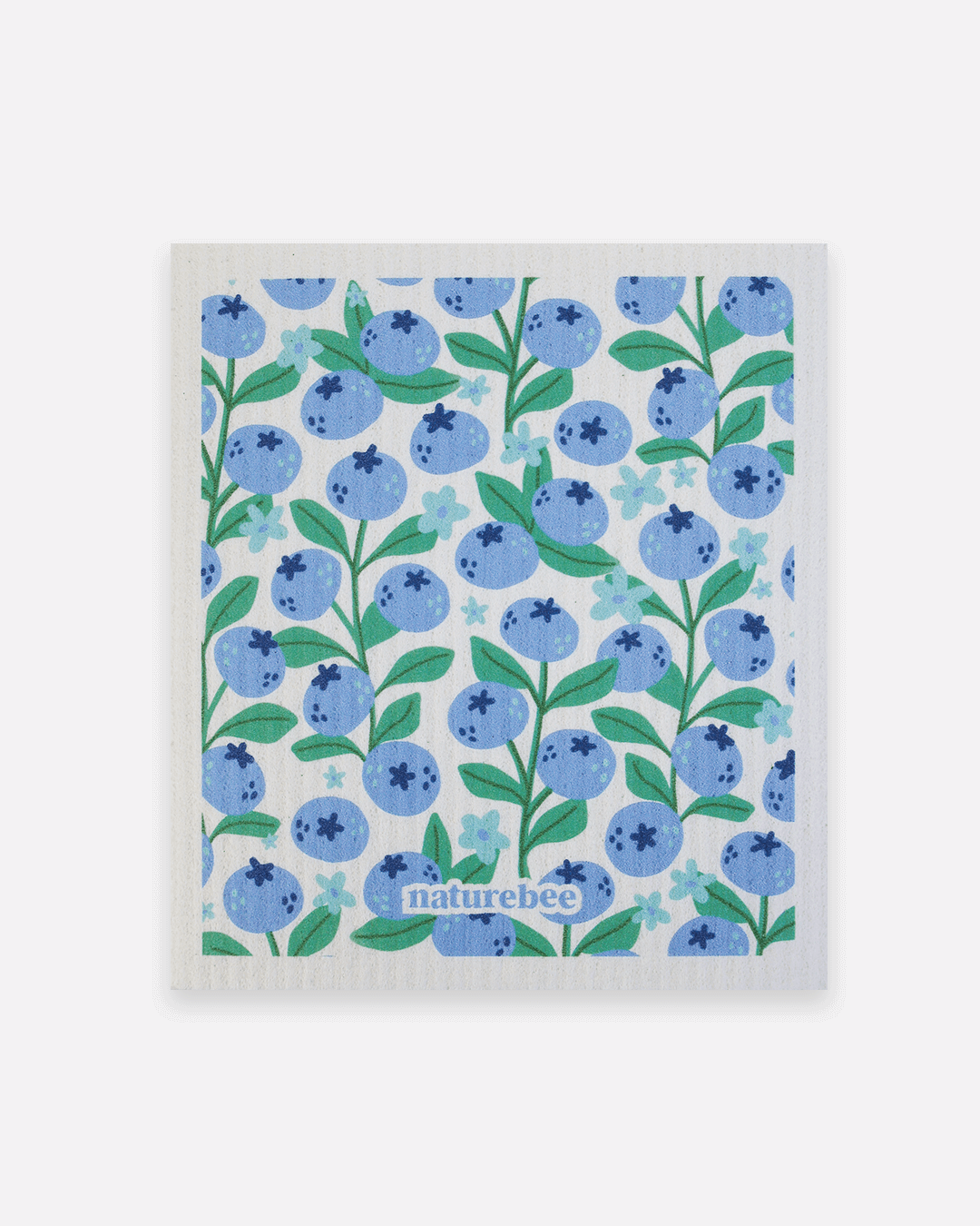Swedish Sponge Dishcloth Blueberries