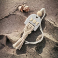 Moon phase Macrame/polymer clay car diffuser charm