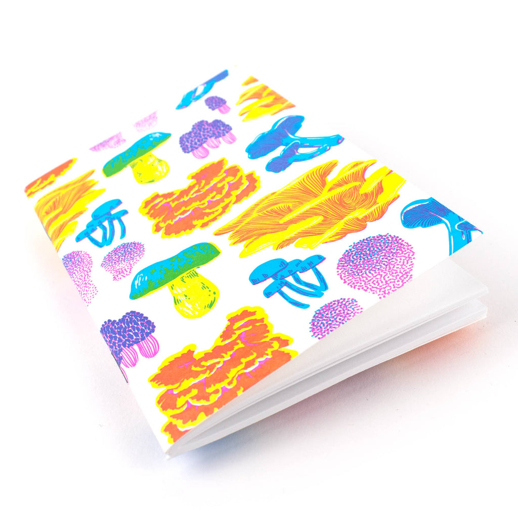 Vibrant Mushroom Fungi Pocket Notebook