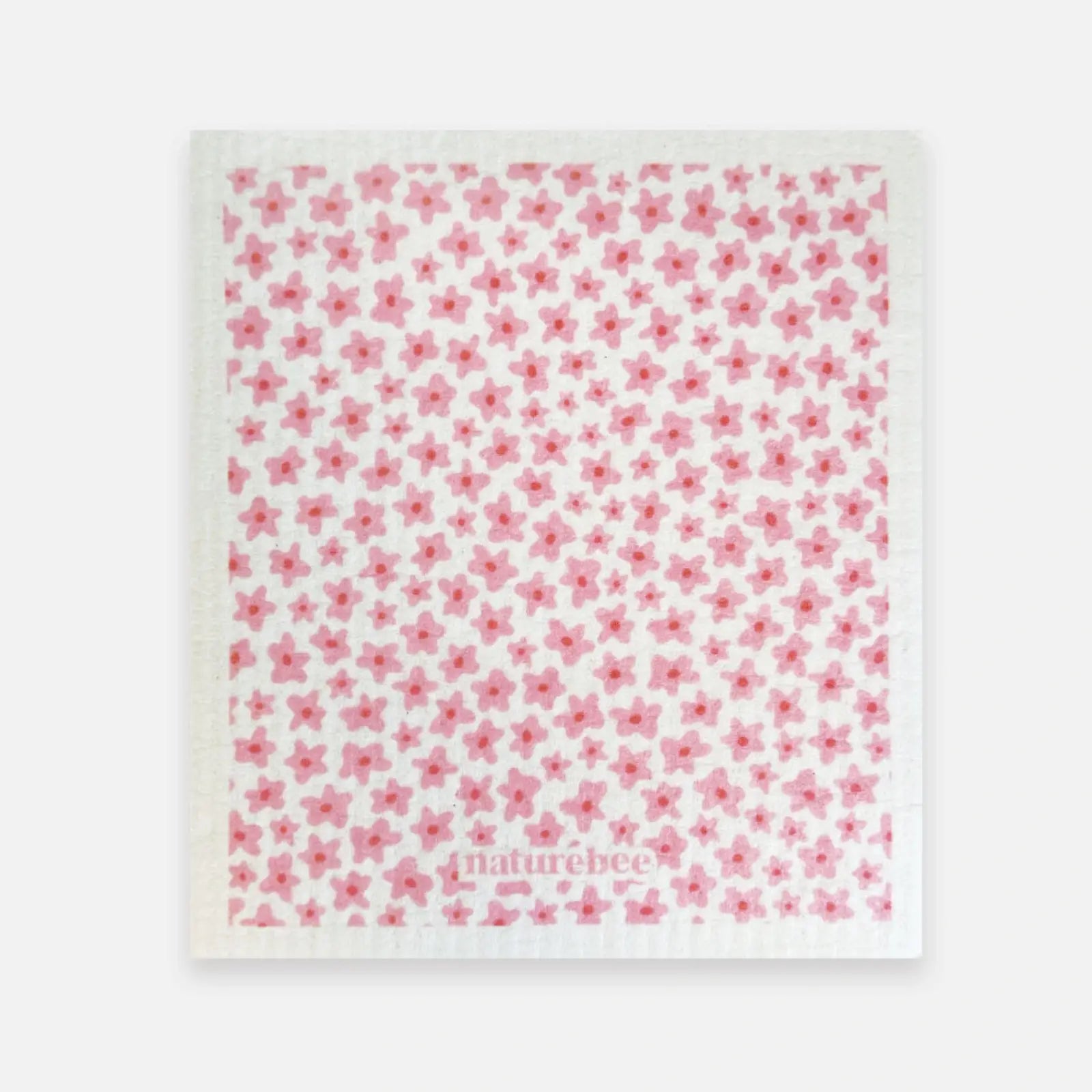 Swedish Sponge Dishcloth Green Leaves