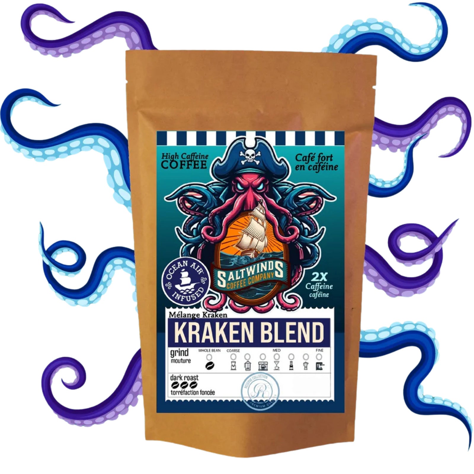 Saltwinds Ocean Air Infused Coffee 100g
