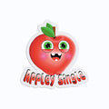 Appley Single Clear Vinyl Sticker