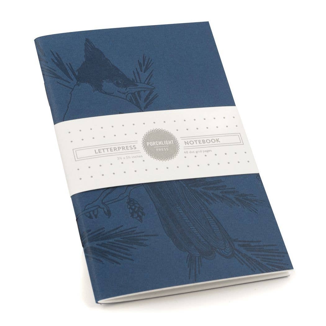 Stellar Jay Mono Birds -  Pocket Notebook