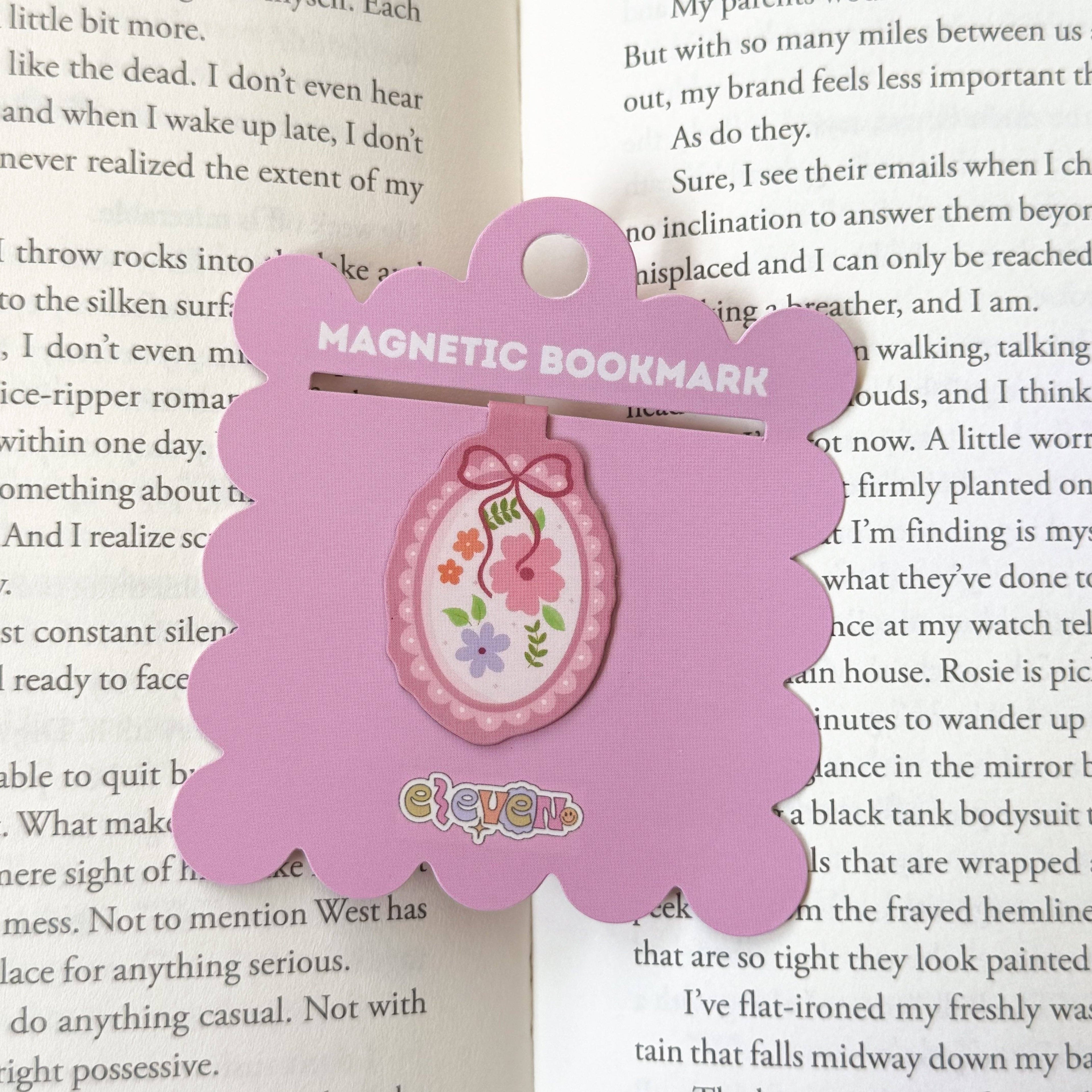 Floral Magnetic Bookmark