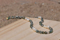Lagoon Reflections: Beaded Necklace: Gold