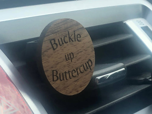 Car air vent essential oil car diffuser clip - buckle up