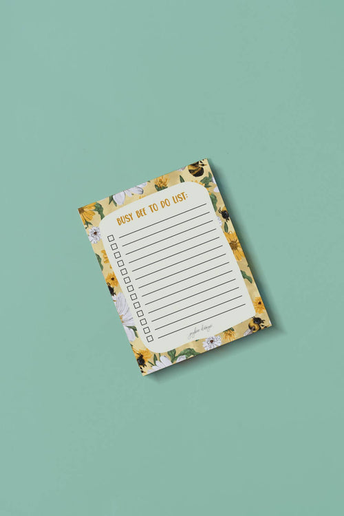 Busy Bee To Do List- 25pg Notepad