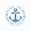 The Bay of Fundy Anchor Vinyl Sticker