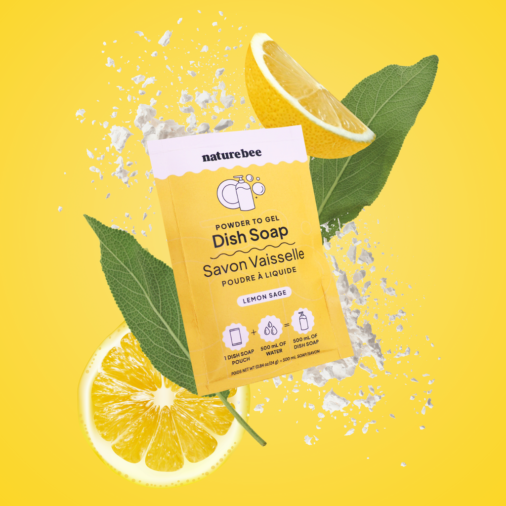 Lemon Sage Dish Soap - Powder to Gel  
