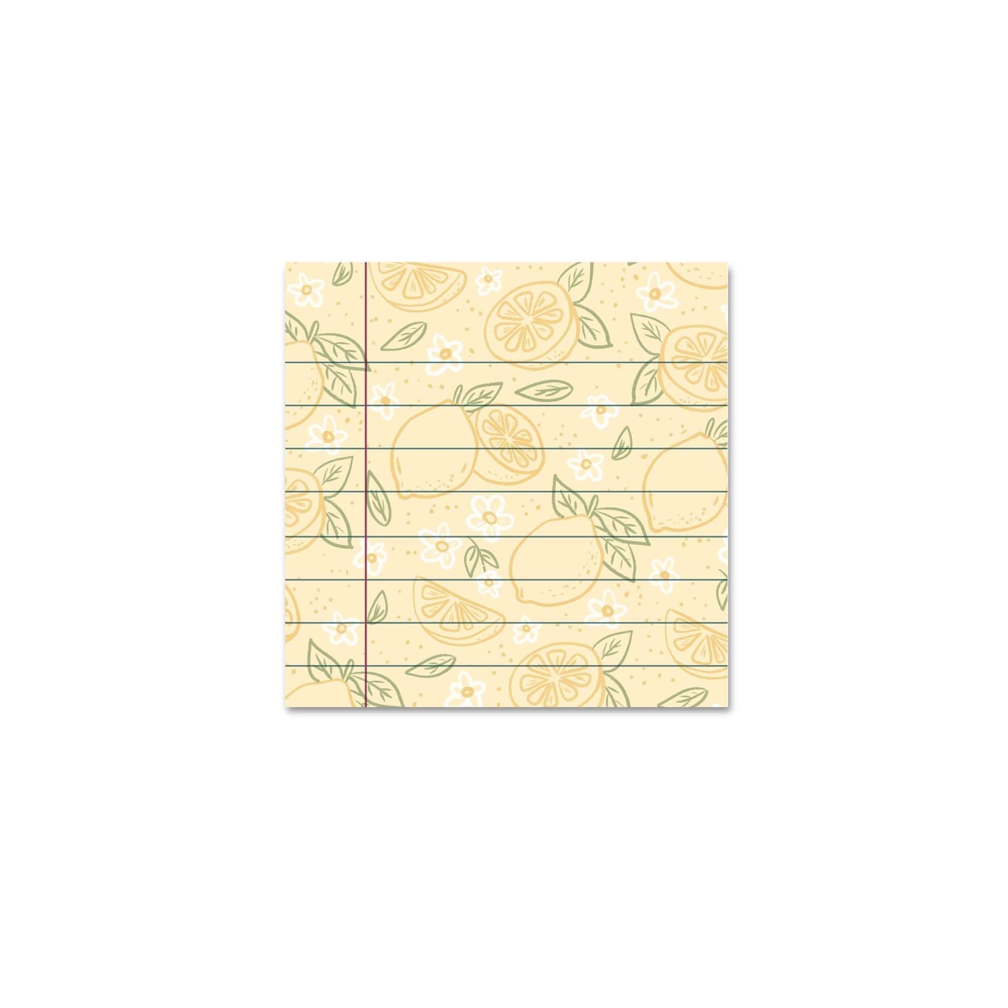 Yellow Lemon Sticky Notes