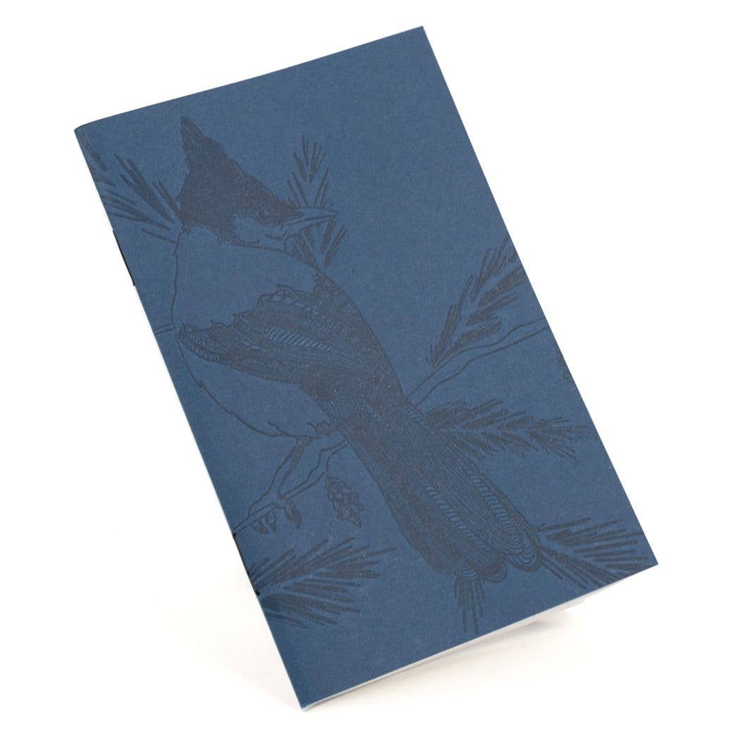 Stellar Jay Mono Birds -  Pocket Notebook