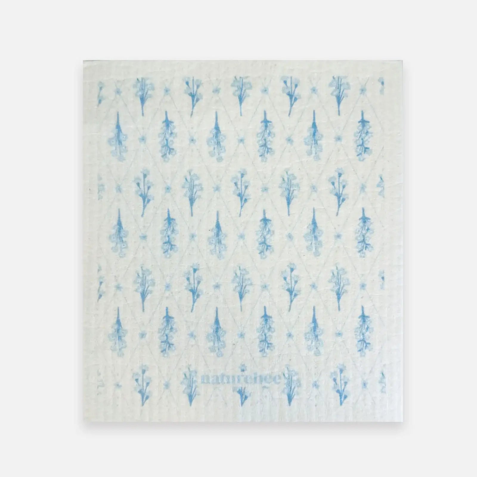 Swedish Sponge Dishcloth Green Leaves