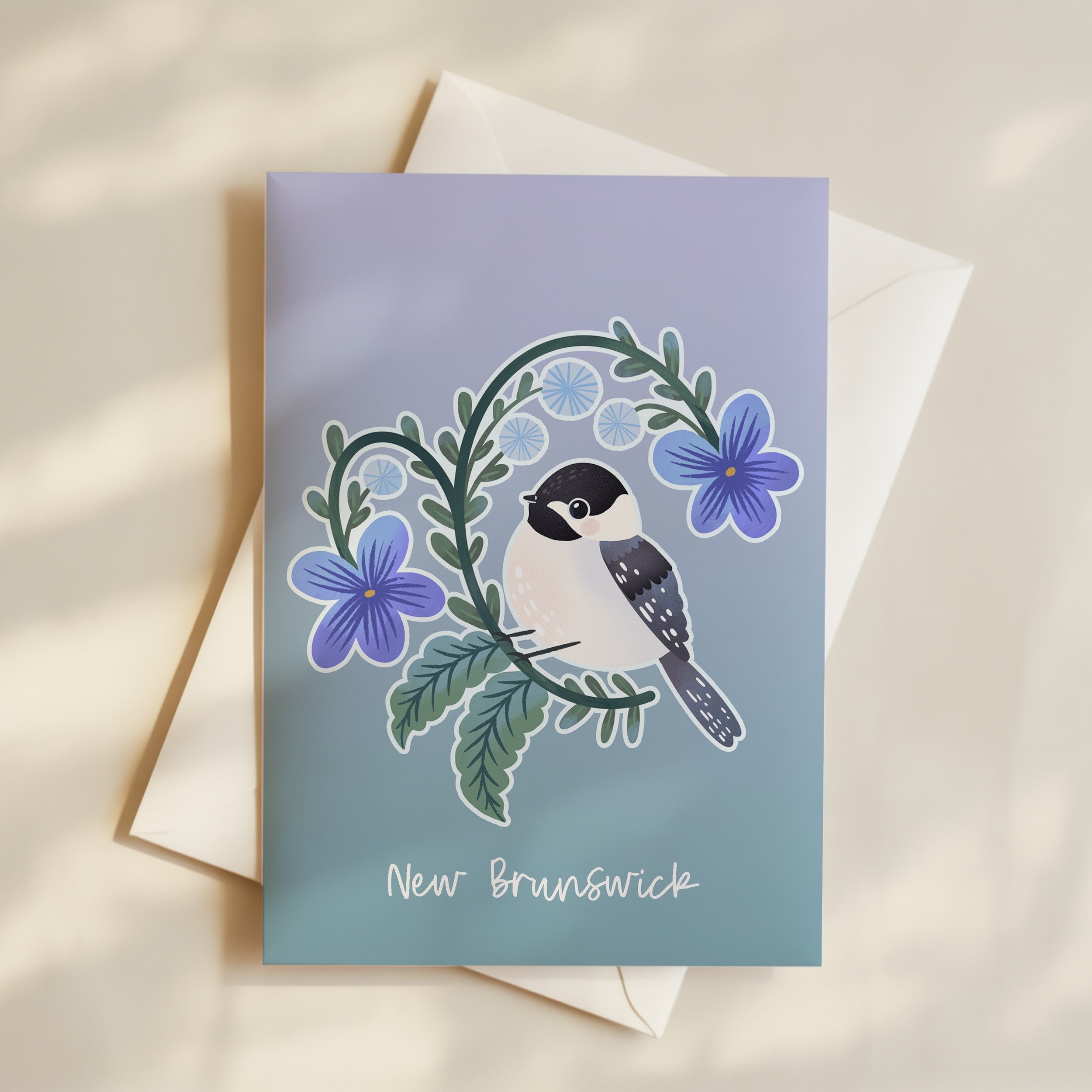 New Brunswick Chickadee Greeting Card