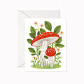 Fly Agaric Mushrooms | Greeting Card