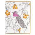 Anna's Hummingbird Card