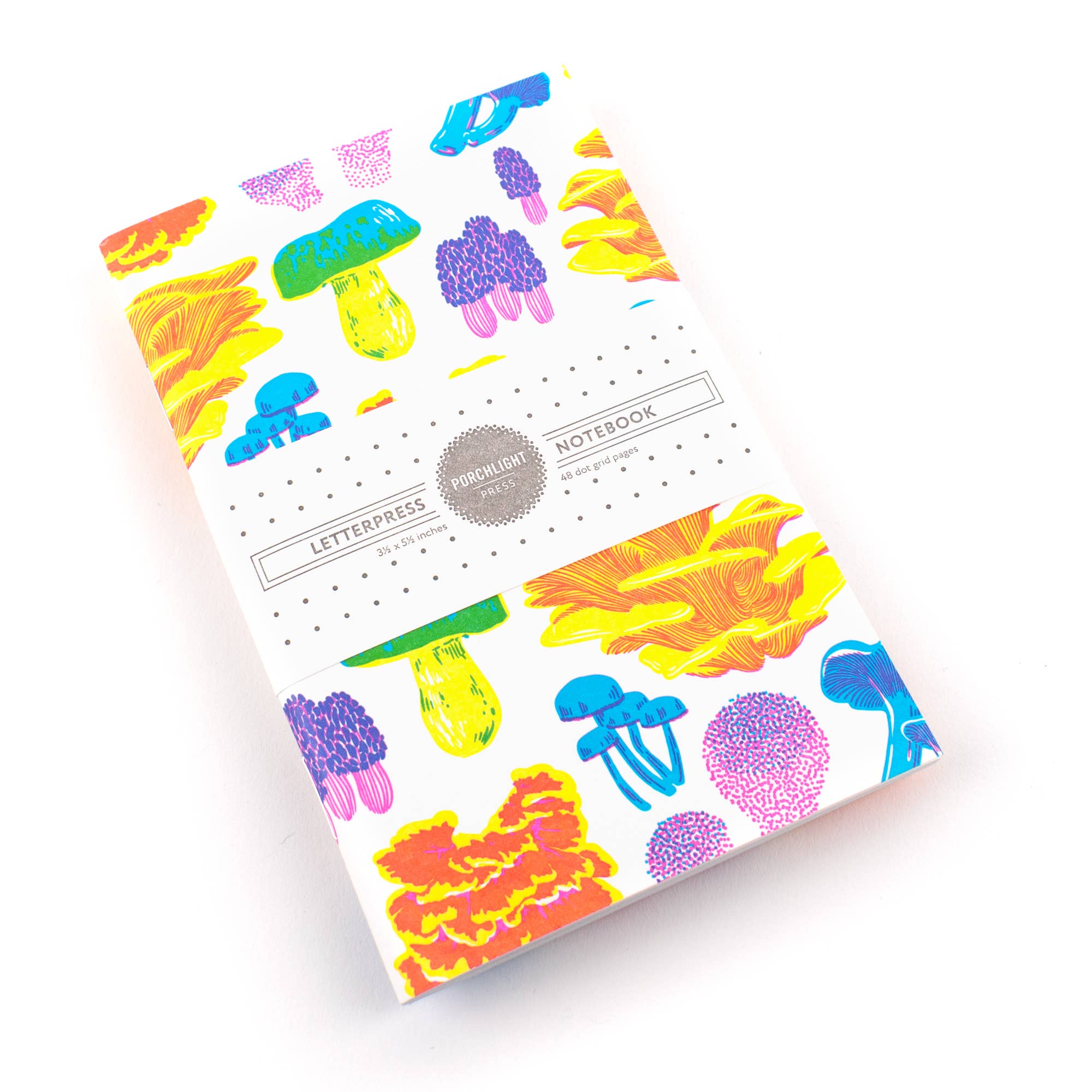 Vibrant Mushroom Fungi Pocket Notebook
