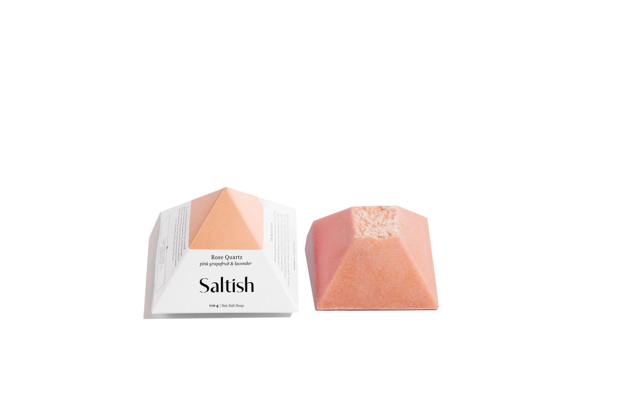 Saltish Soap Rose Quartz | lavender & pink grapefruit