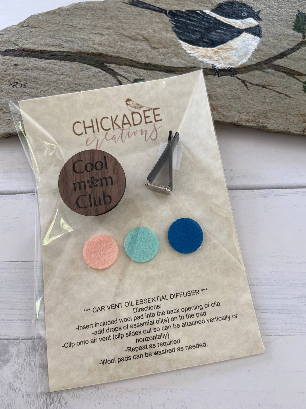Car air vent essential oil car diffuser clip - buckle up