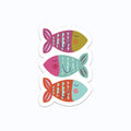 Fish Trio Vinyl Sticker