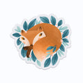 Clear Fox Vinyl Sticker