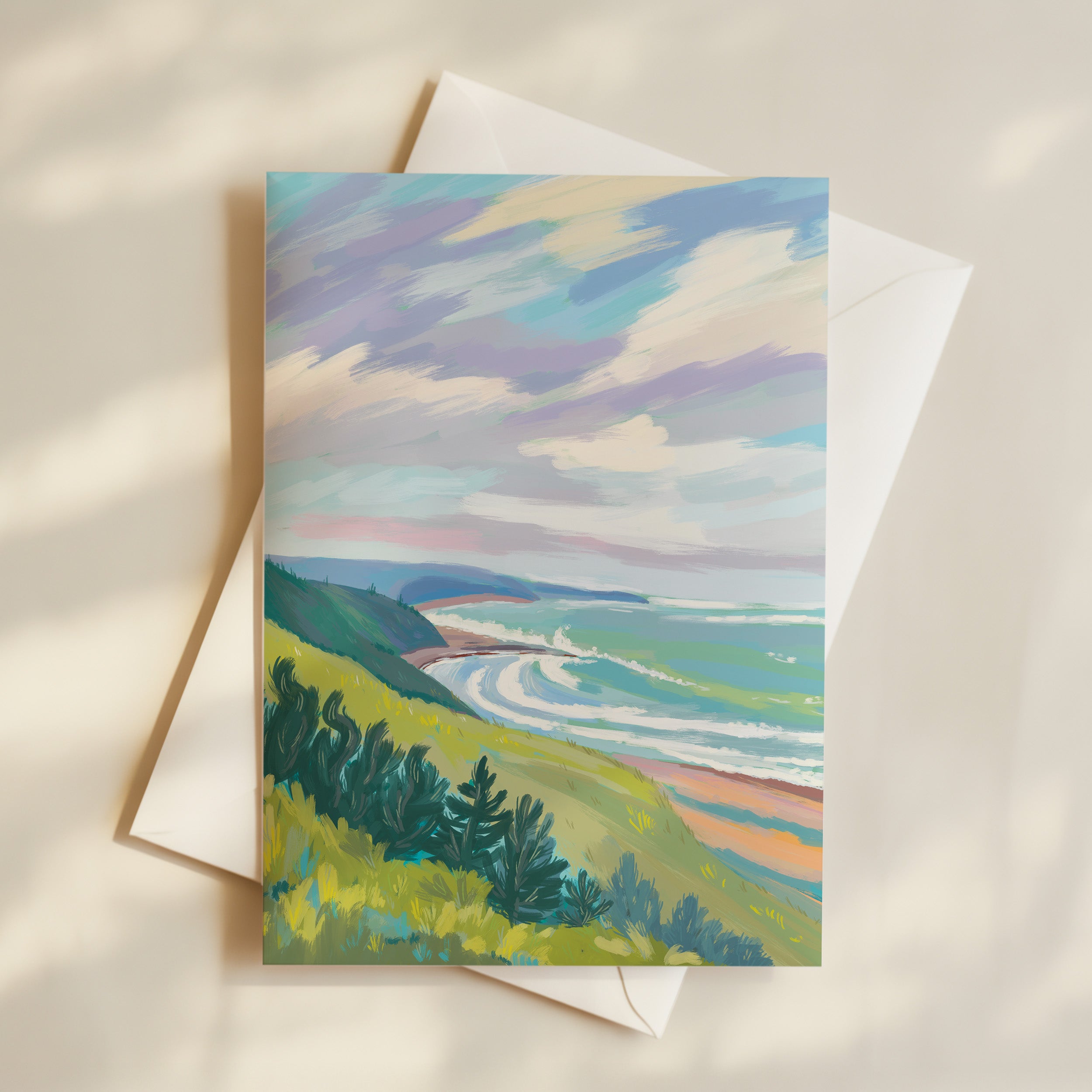 Fundy Trail Beach Greeting Card