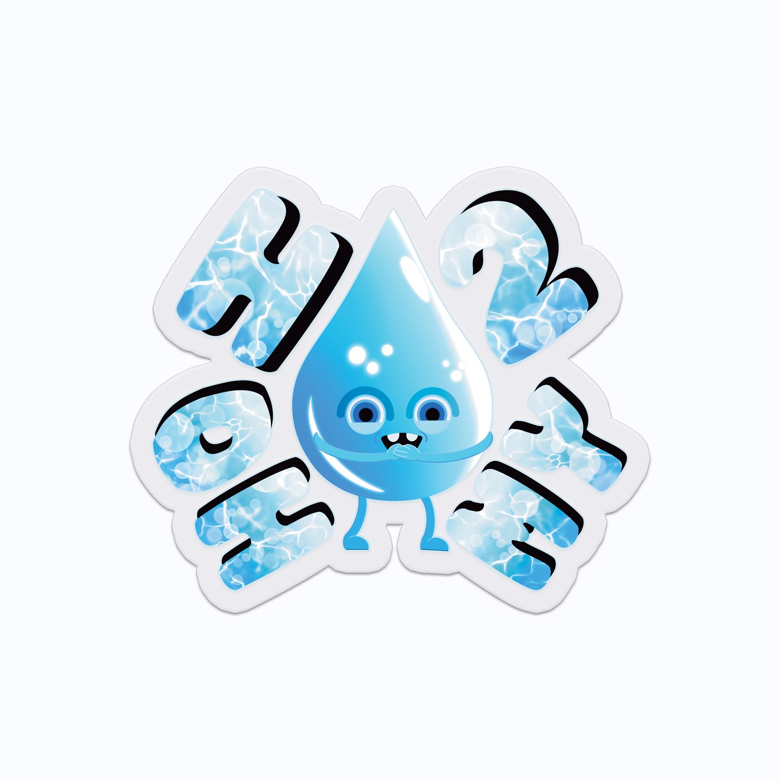 H2O Stay Hydrated Vinyl Sticker
