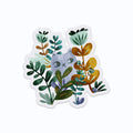 Cat in the Bushes Clear Vinyl Sticker