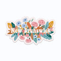 New Brunswick Wildflowers Vinyl Sticker