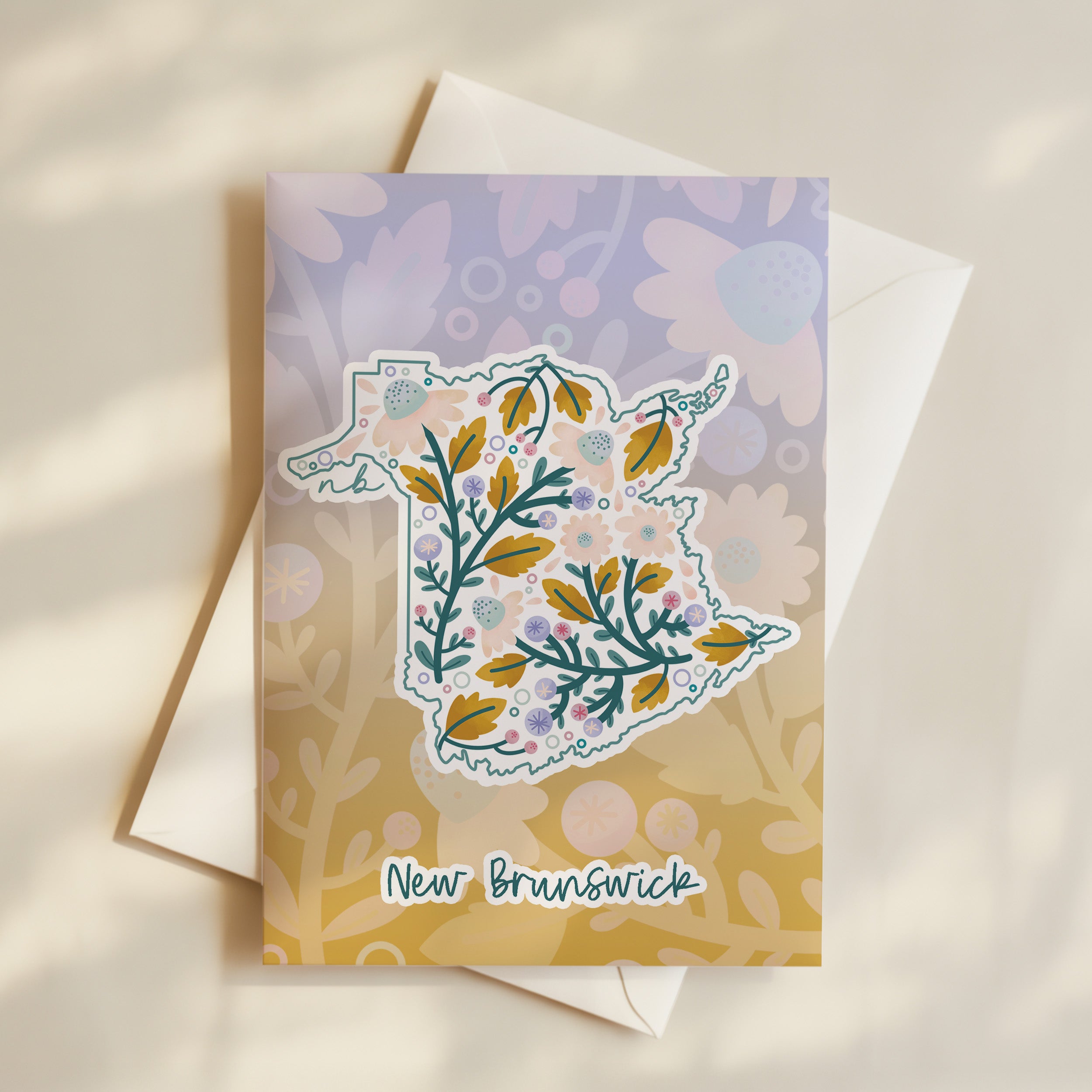 New Brunswick Floral Greeting Card